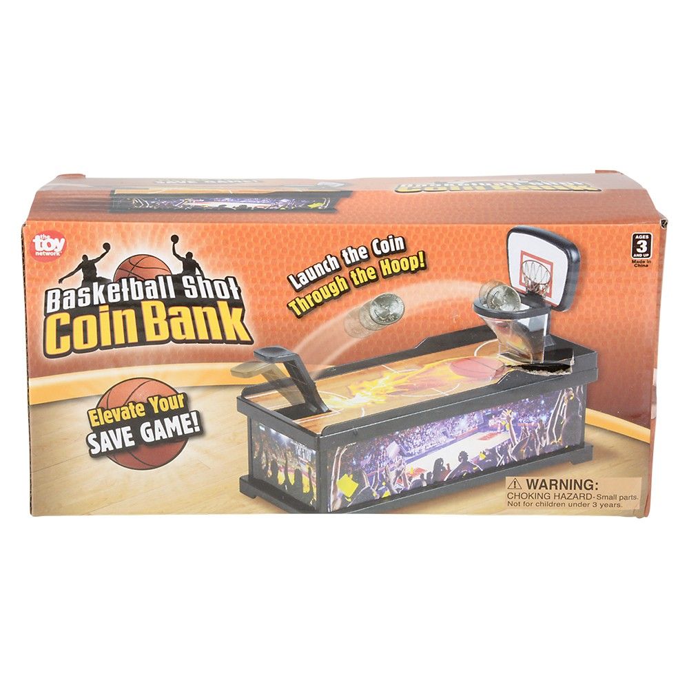 24 pieces 8.5" Basketball Shot Coin Bank - Balls