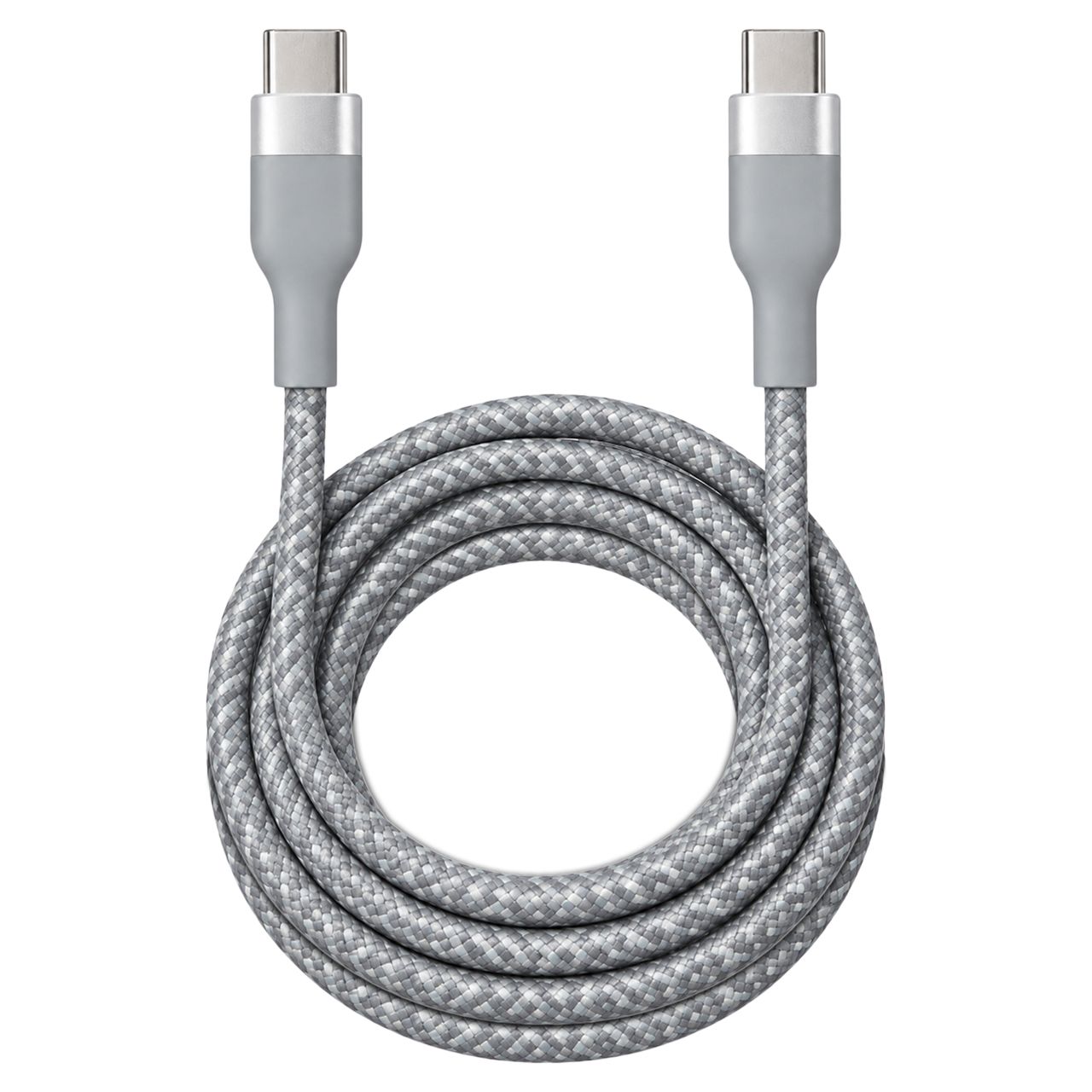 48 pieces Gen Tek 6ft 60w Usb C To Usb C Fast Charging Cable - Silver - Cable wire