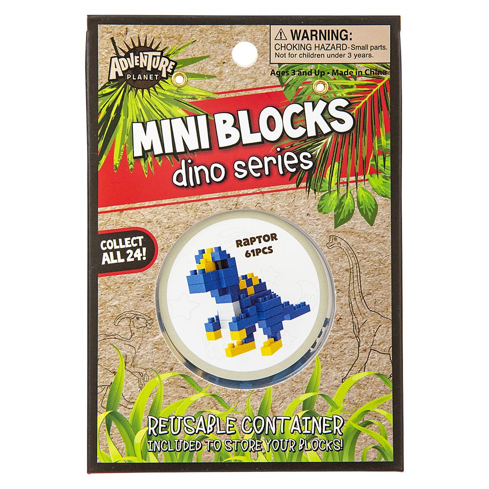 60 pieces Mini Blocks Raptor - Puzzles
