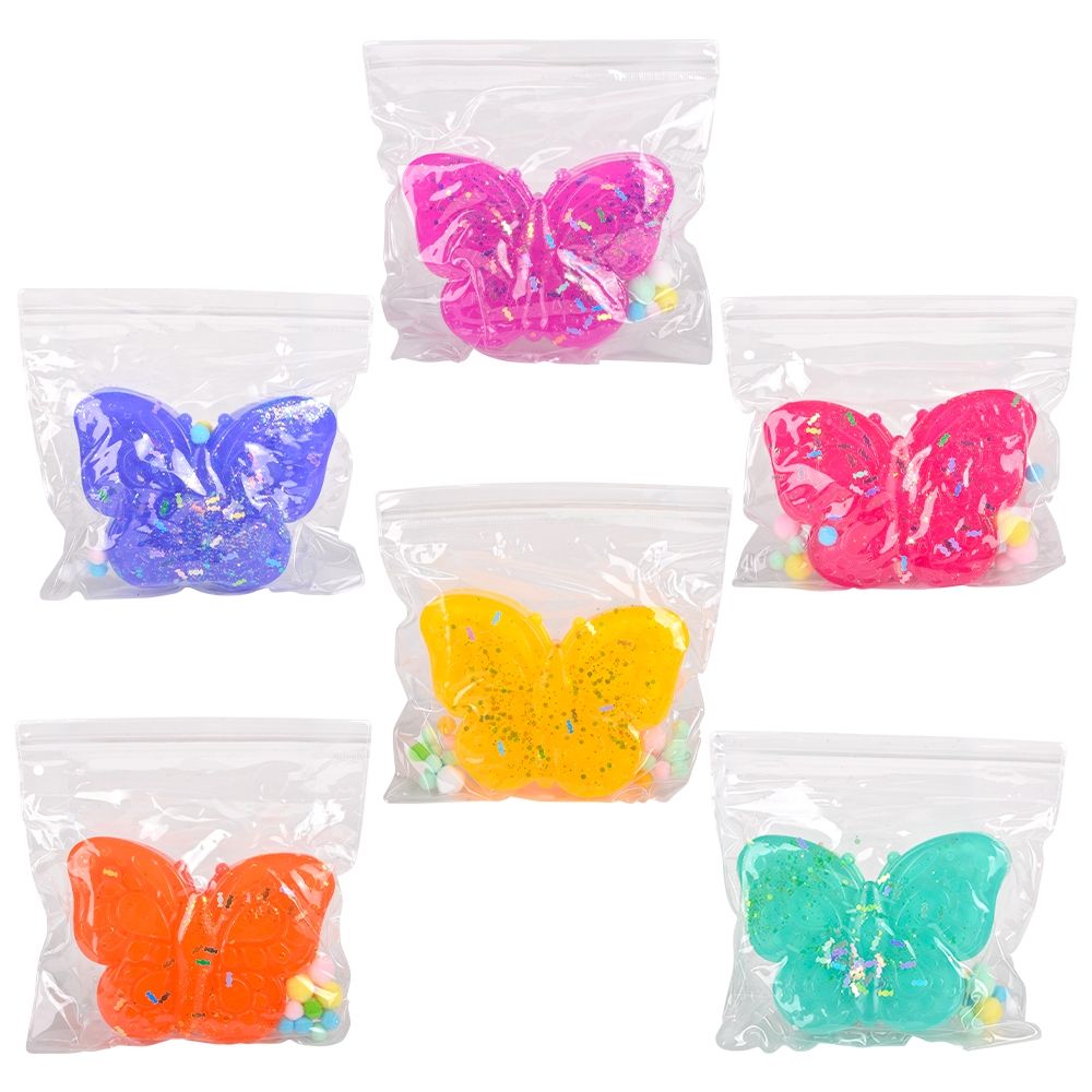 36 pieces 4" Sticky Squish Butterfly - Slime & Squishees