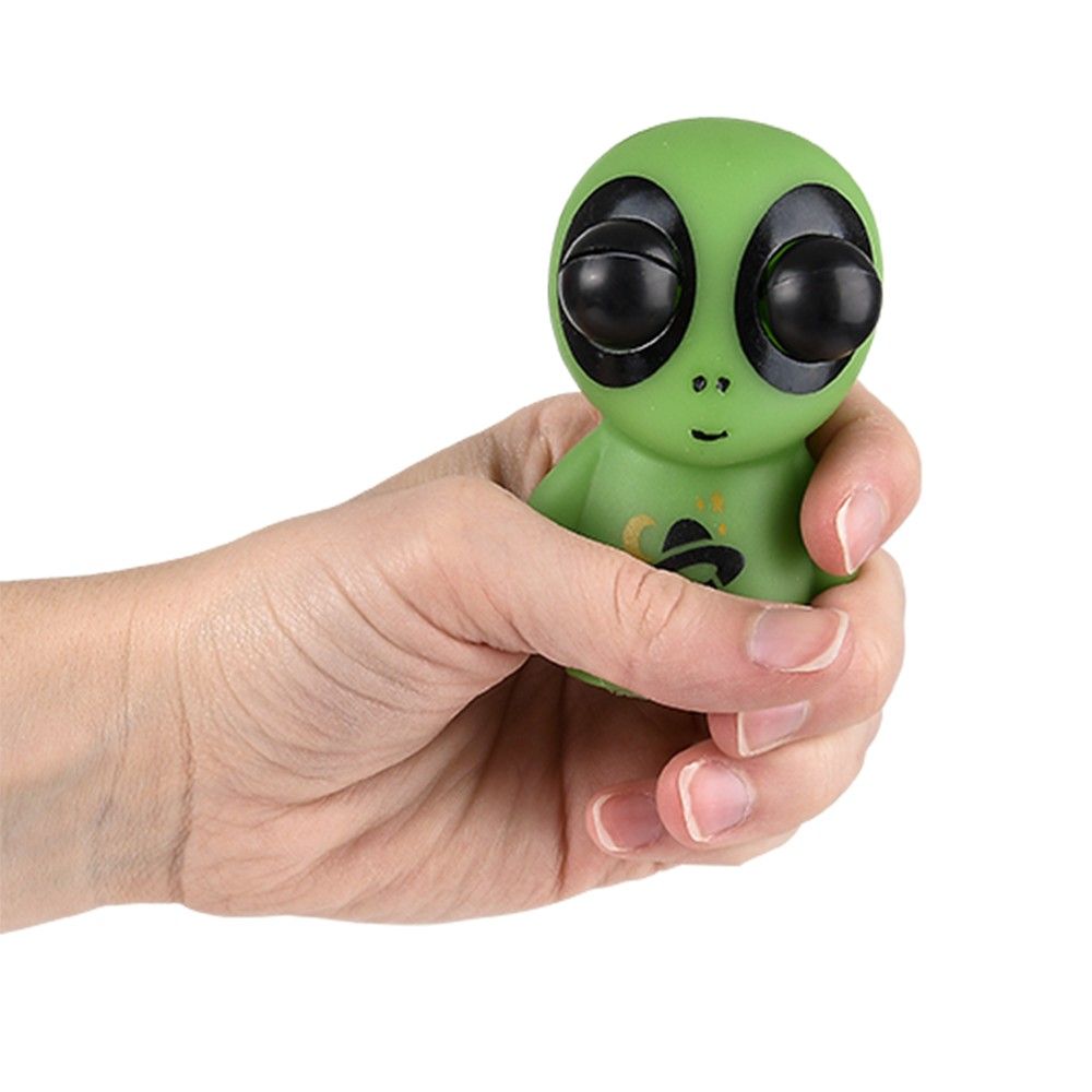 144 pieces 3.33" Popping Eye Alien - Slime & Squishees