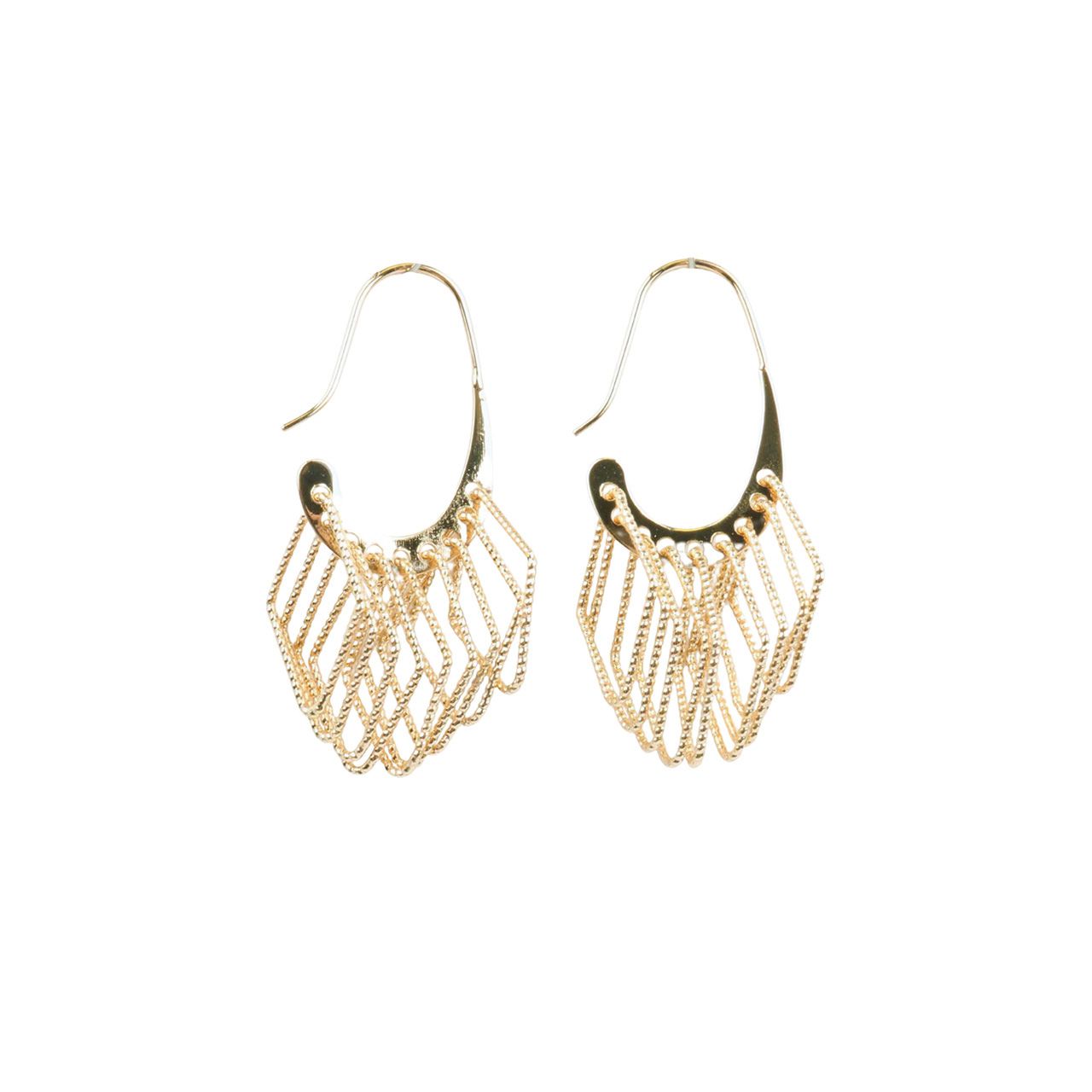 144 pieces Gold Fashion Earrings Assortment For Kat & Bryn Earring Display - Earrings