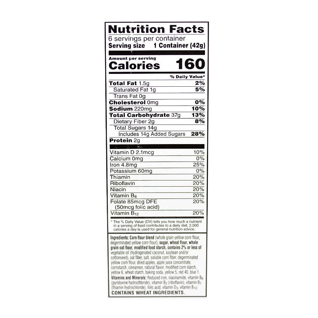 60 pieces of Apple Jacks Cereal In A Cup - 1.5 Oz.