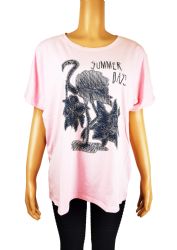 60 Pieces Flamingo Rhinestone Design Blouse - Women's T-Shirts
