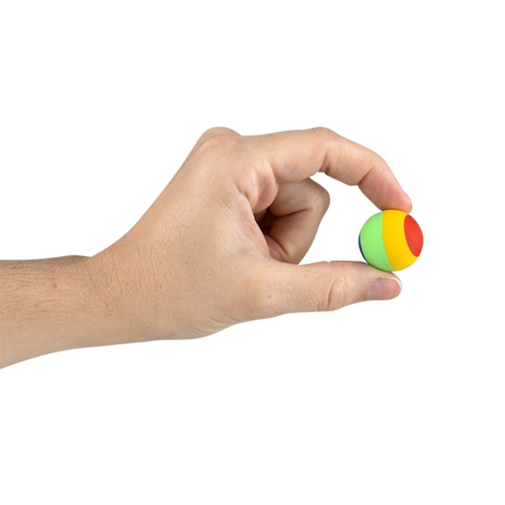 1500 pieces 1" 27mm Rainbow Stripe Hi Bounce Ball - Balls