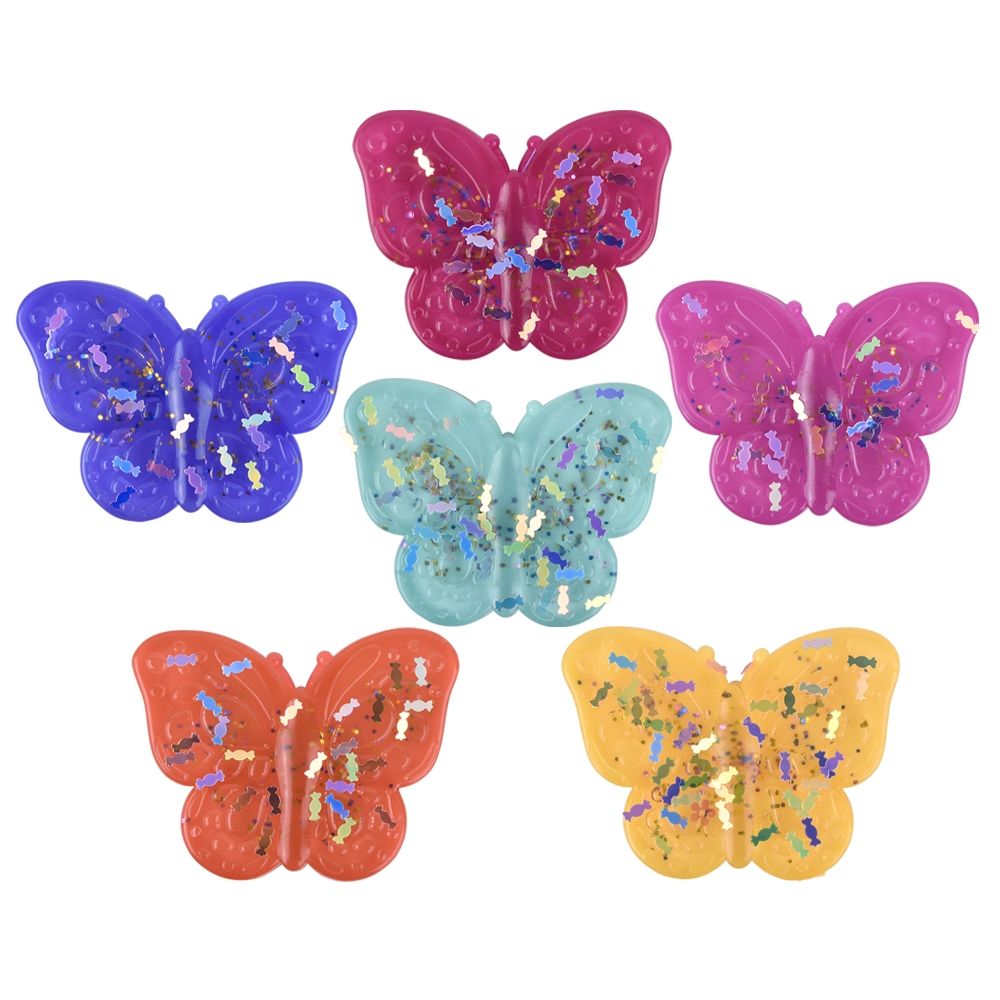 144 pieces 2.5" Sticky Squish Butterfly - Slime & Squishees
