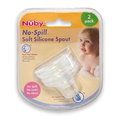 72 Wholesale Nuby No-Spill Replacement Spouts 2-Pk
