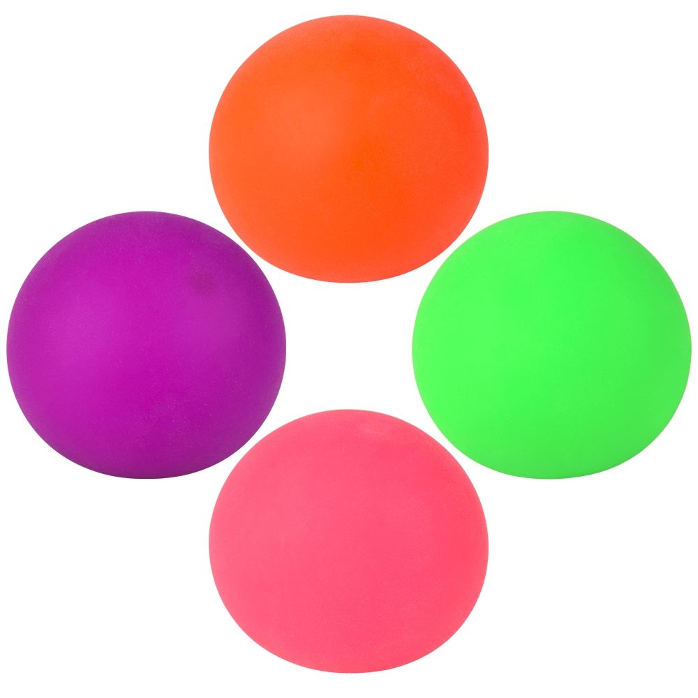 96 Wholesale (t) Marshmallow Neon Squishy Ball 2.5" 12ct
