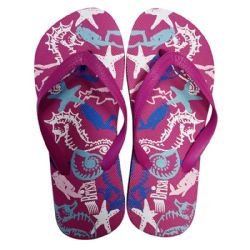 72 of Girls Flip Flops 3 Assorted