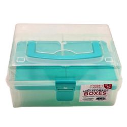 24 of Set Of 5 Plastic Storage Boxes
