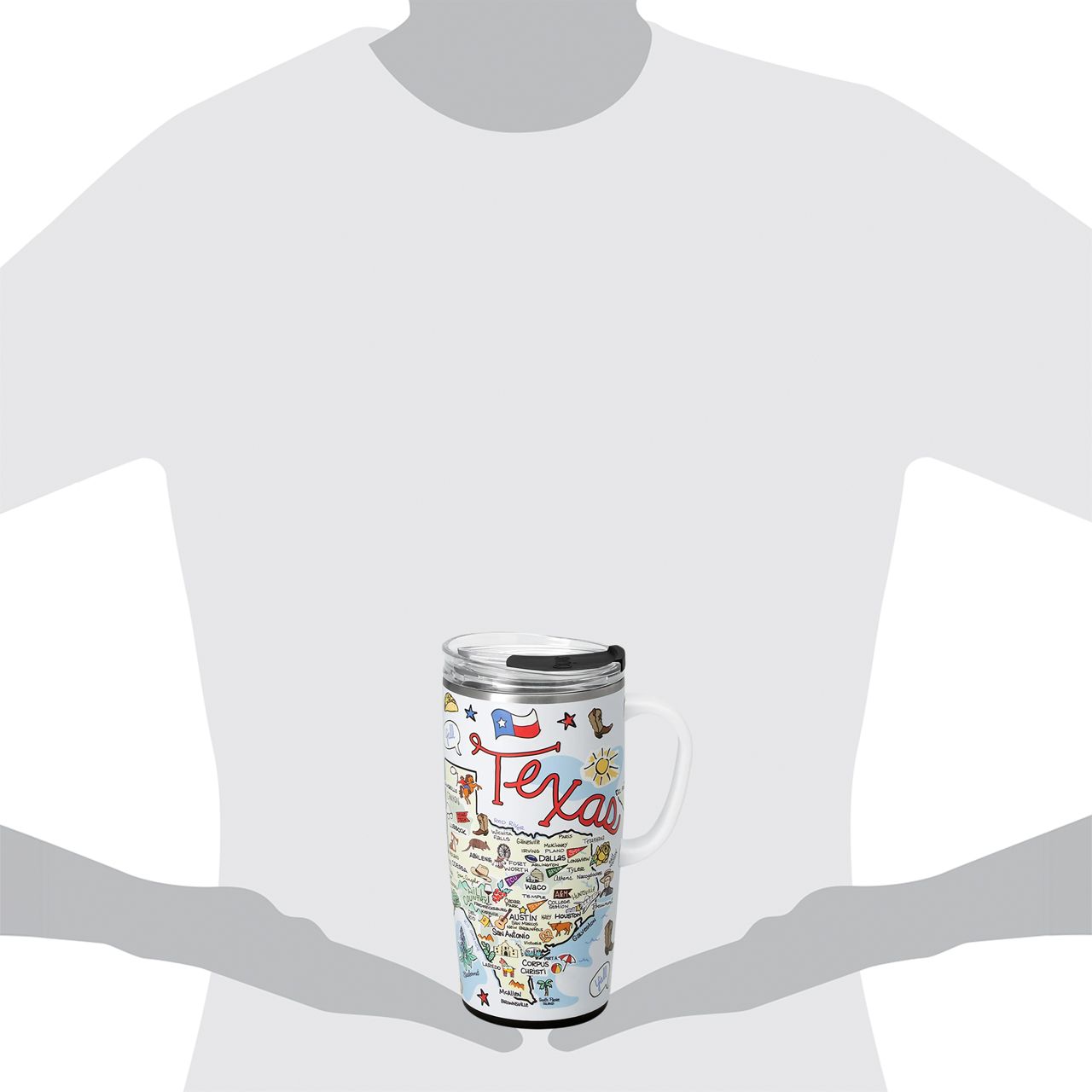 24 pieces Swig Life 22 Oz Texas Travel Mug With Handle - Store