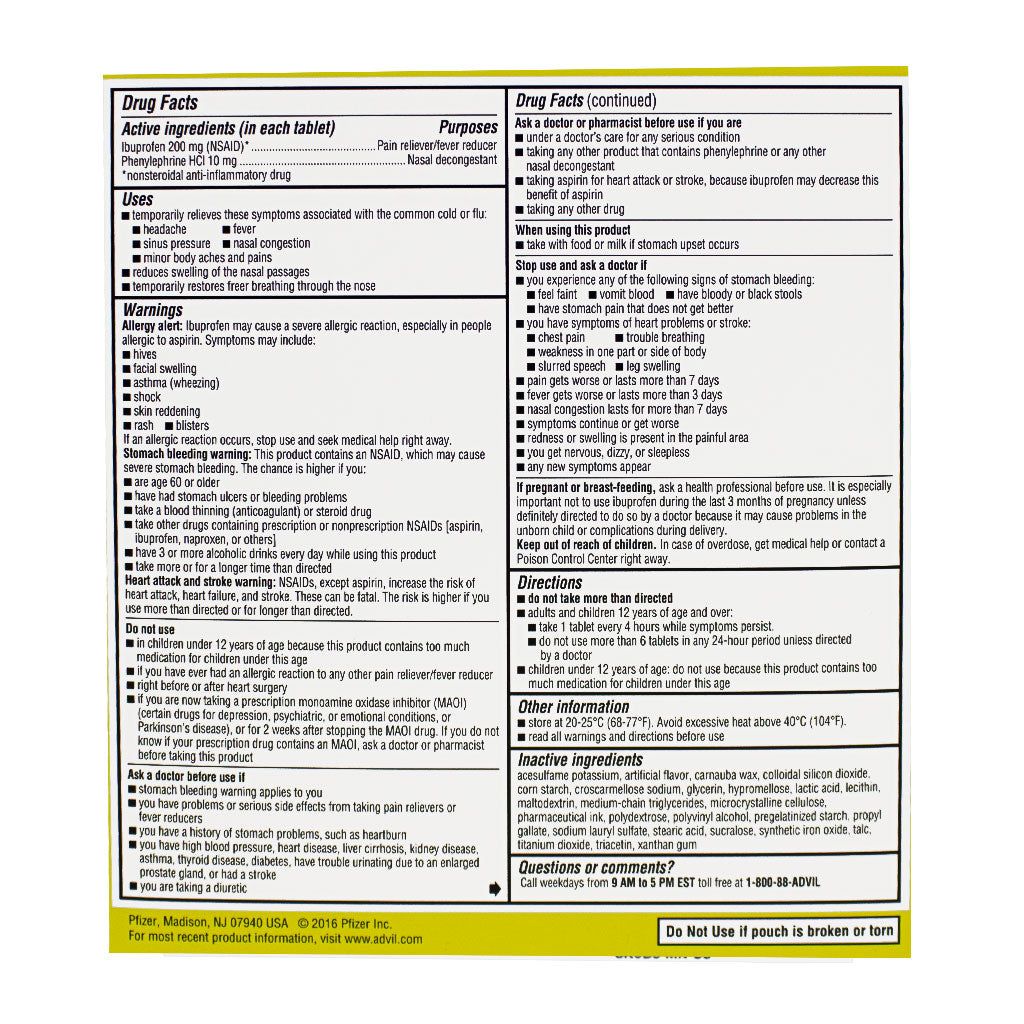 50 Pieces Travel Size Allergy Congestion Relief - Pack Of 1 - Pain & Allergy Relief for Donation