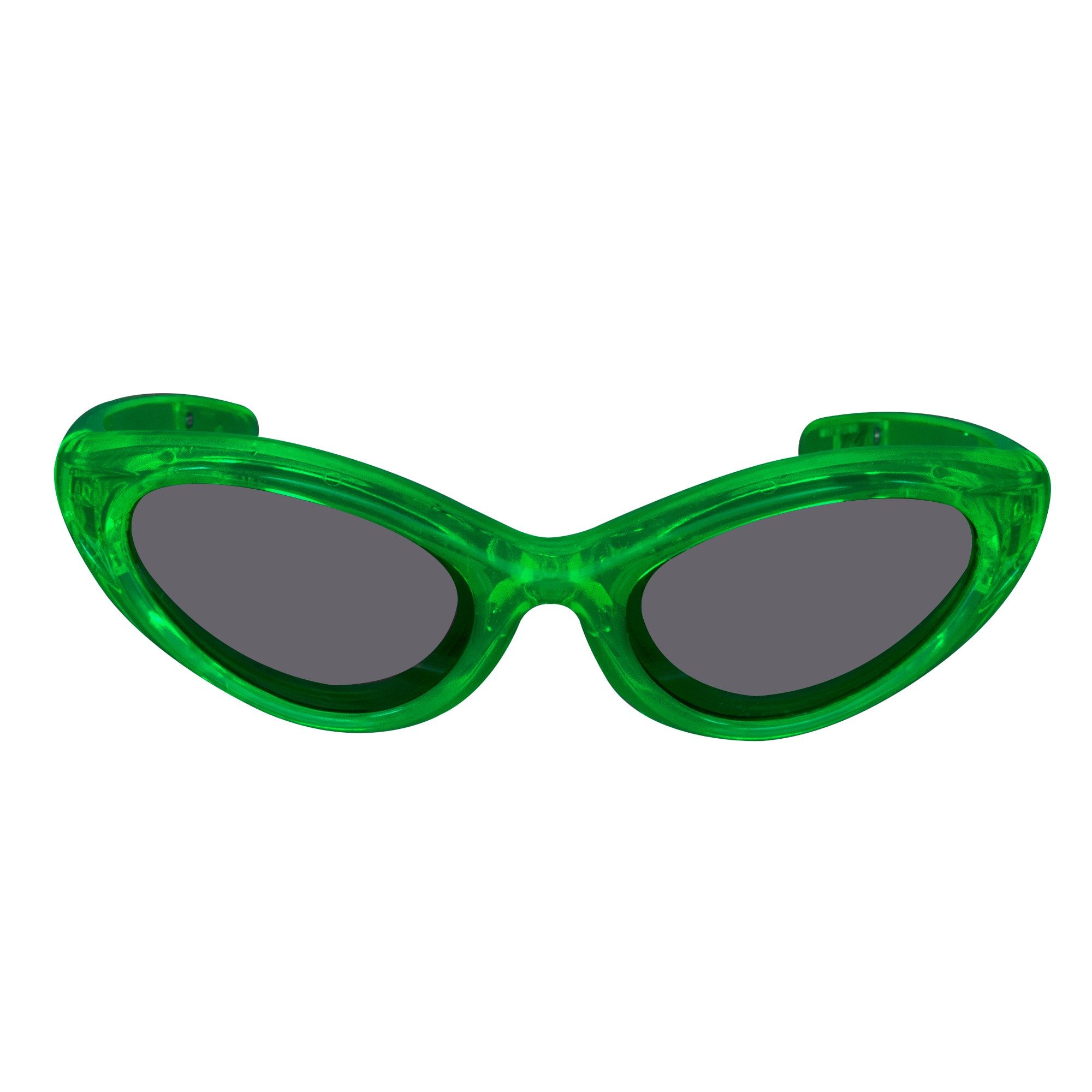 36 Wholesale Led Green Sunglasses
