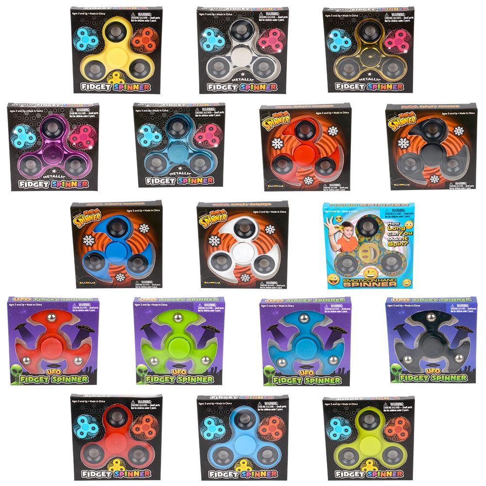 200 of 3 inch Fidget Spinner Assortment 50pcs/un