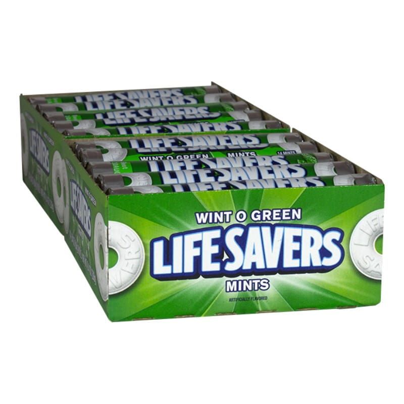 60 Pieces Life Savers WintOGreen Hard Candy  0.84 oz. - Candy