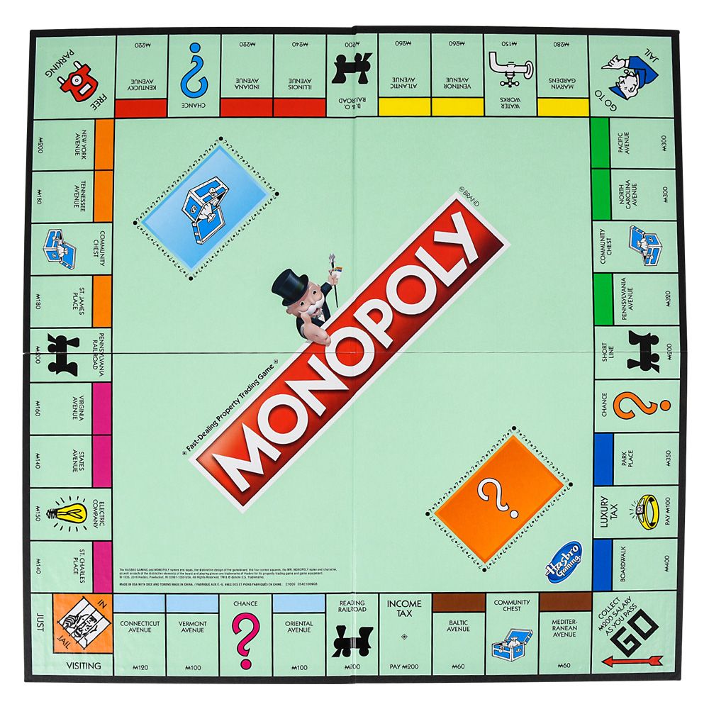 6 pieces Hasbro Monopoly Classic Board Game - Store