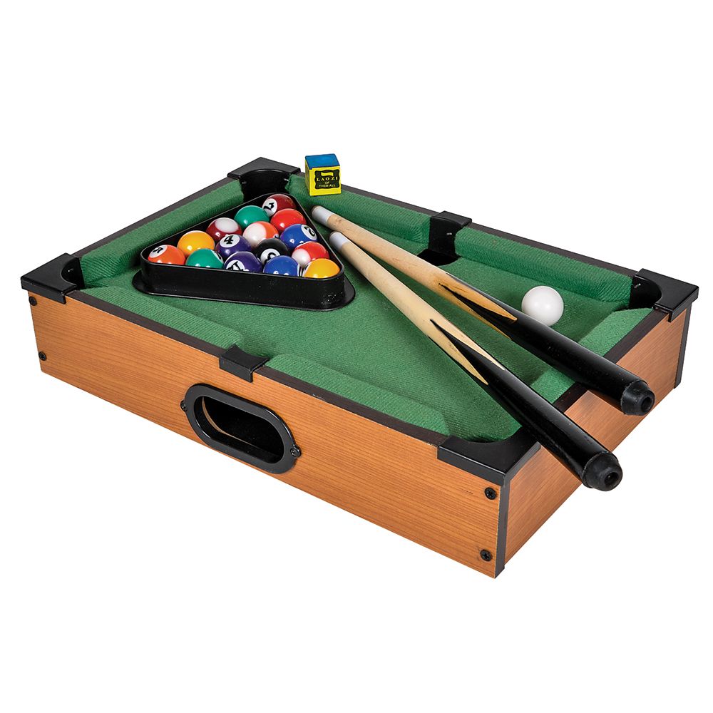 12 pieces Pool Table 13.75"x9"x3" - Sports Toys