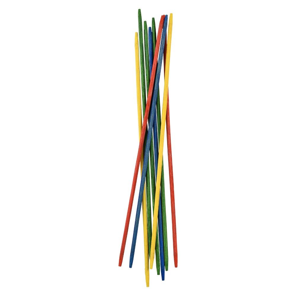 48 pieces Wooden Pick Up Sticks 9.5" - Store