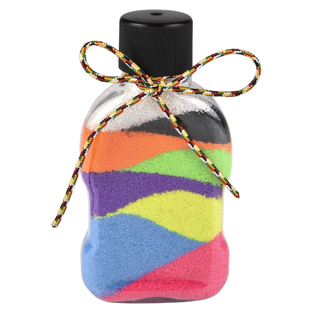 72 pieces Neon Sand Art Bottle Set 3.25" - Rocks, Stones & Sand