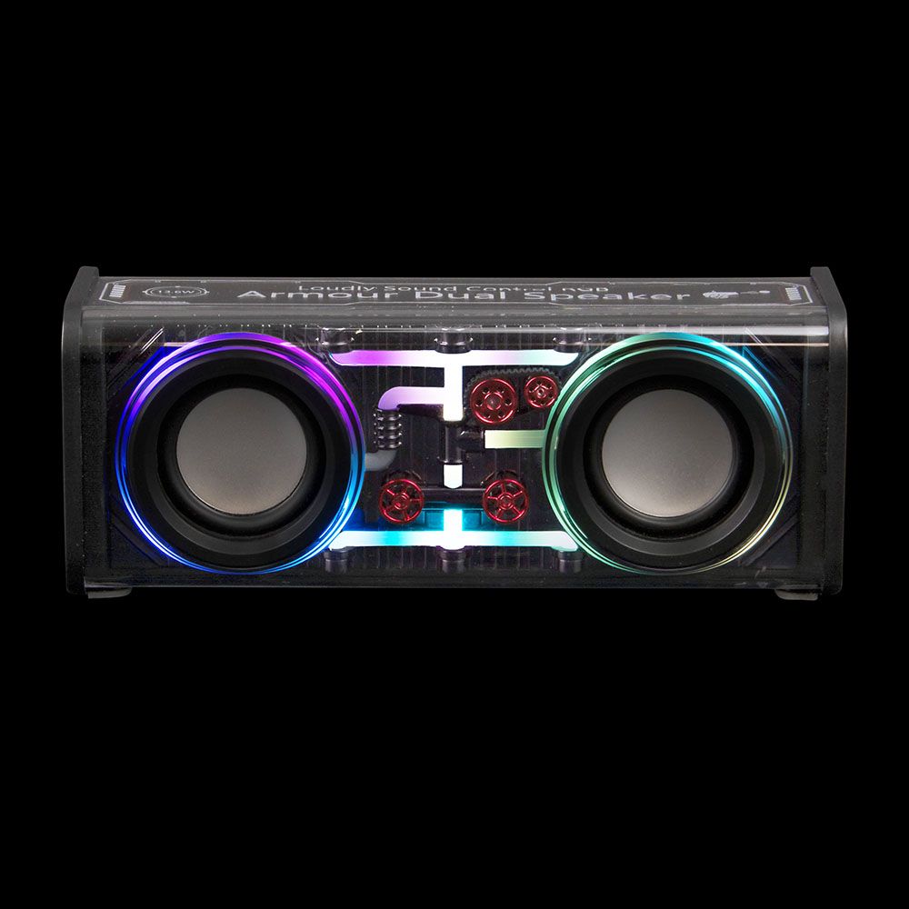 12 pieces 6.5 Inch Transparent Wireless Waterproof Speaker - Musical Toys