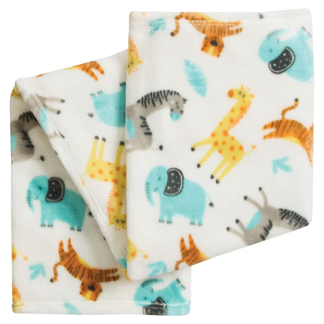 48 pieces Baby Blanket Set With 3 Hats - Jungle Animals - Baby Accessories