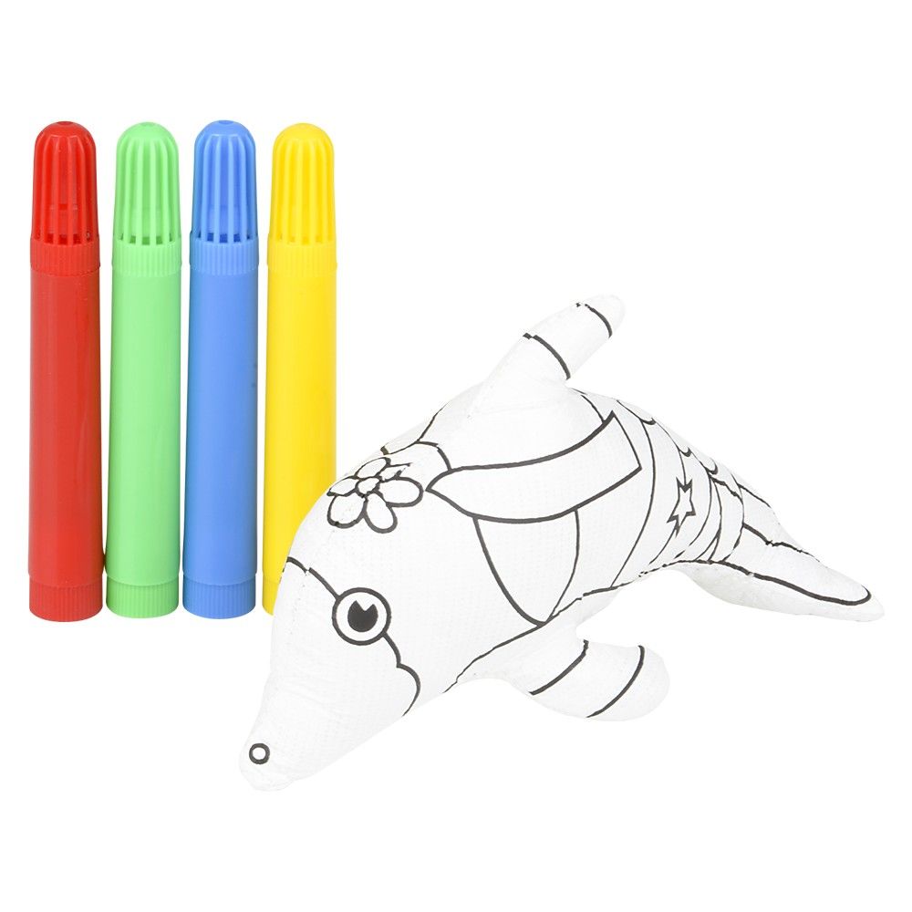 48 pieces of 5" Dolphin ColoR-A-Pal