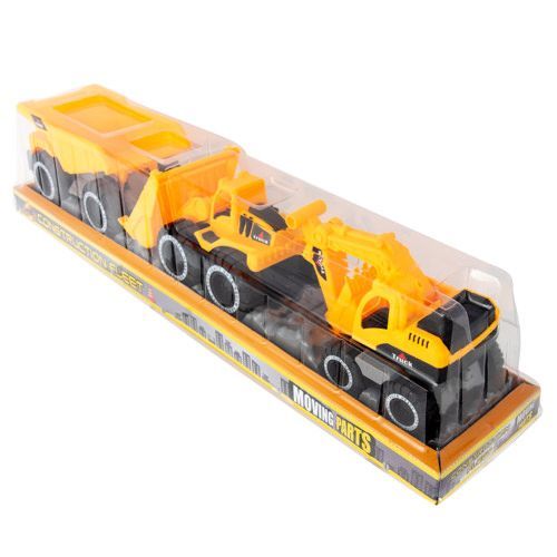 18 pieces of Construction Fleet Vehicles - 3 Piece Set