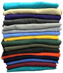 120 Pieces Mens Cotton Crew Neck Short Sleeve T-Shirts Mix Colors, 3x Large - Mens T-Shirts