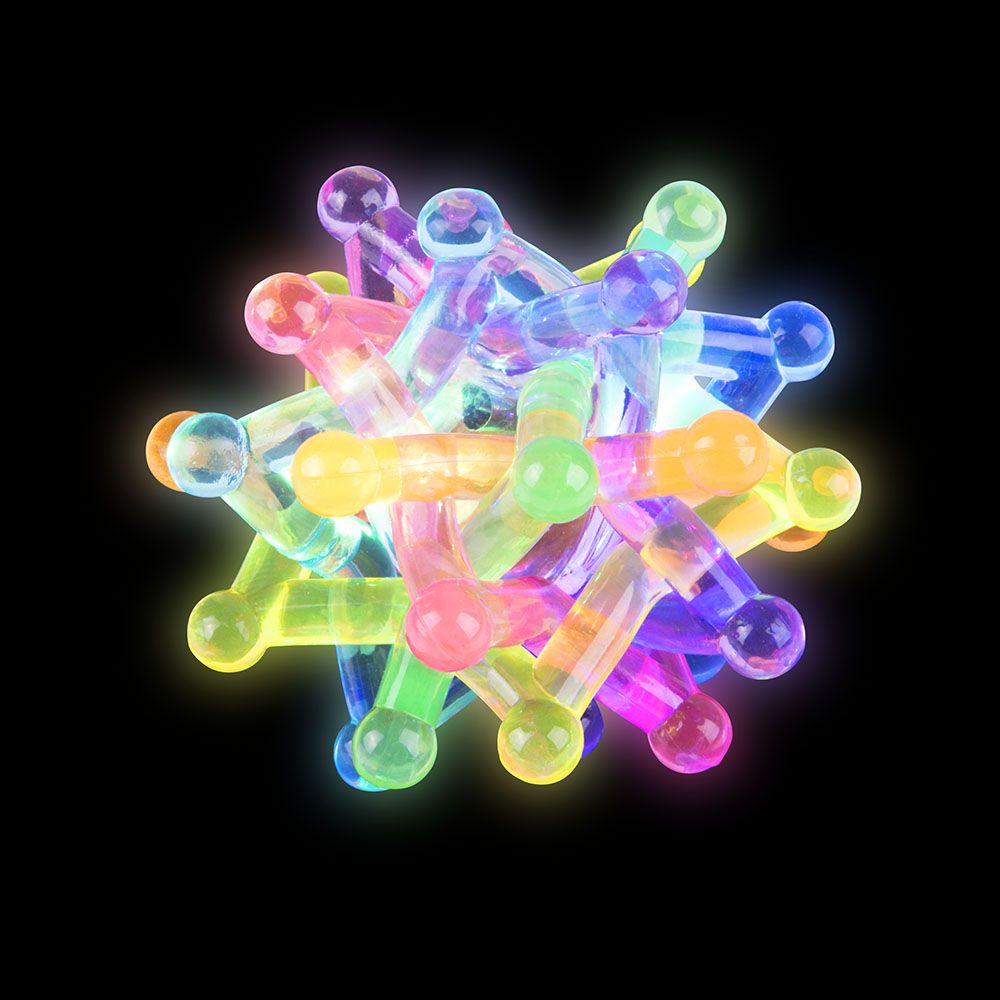 144 pieces of 3" LighT-Up Star Tangle Ball
