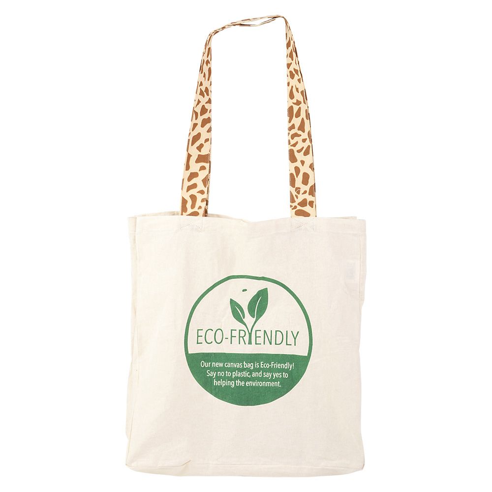 100 pieces of 16" Giraffe Tail EcO-Friendly Canvas Bag