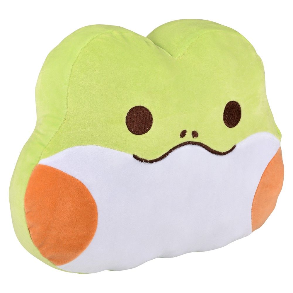 6 pieces of 16" Kawaii Frog Plush Pillow