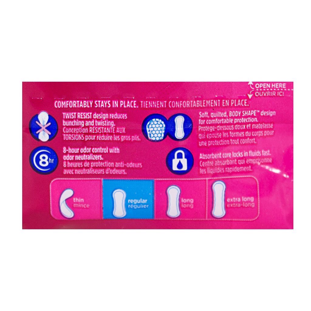 12 Pieces of Carefree Regular To go Pantiliners - Pack of 20