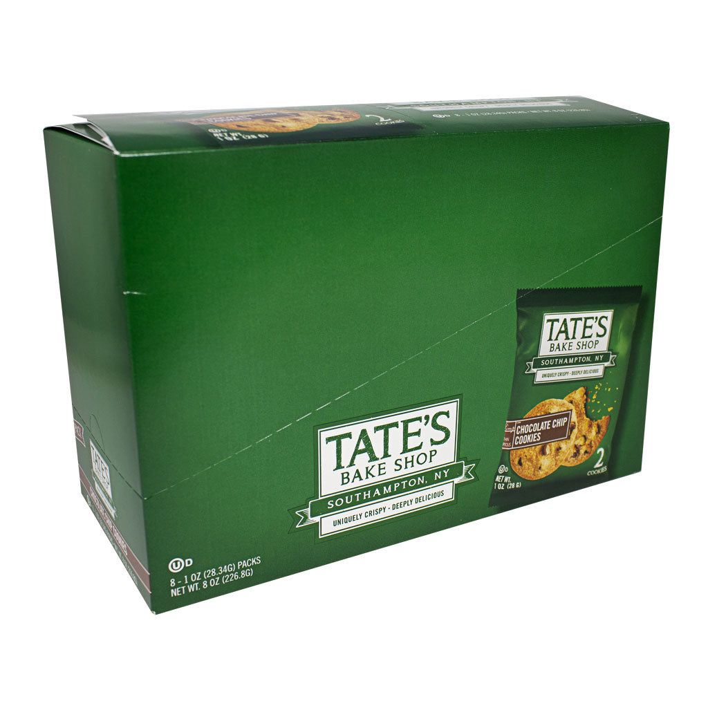 24 pieces of Tate's Bake Shop Chocolate Chip Cookies - 1 Oz.