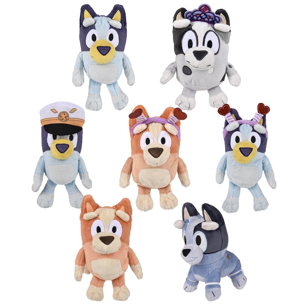 20 of 8" Bluey Plush Assortment 10ct Series 12 2/