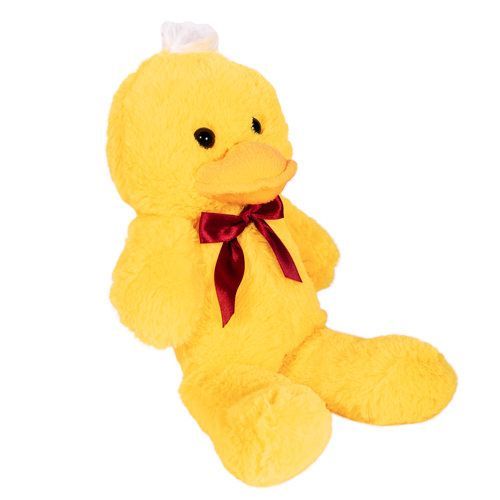 12 pieces of 13" Plush Yellow Duck With Bow