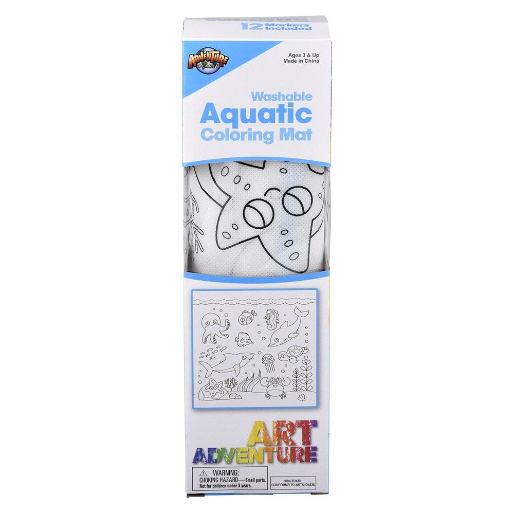 48 pieces of 19.5" Aquatic Washable Doodle Mat