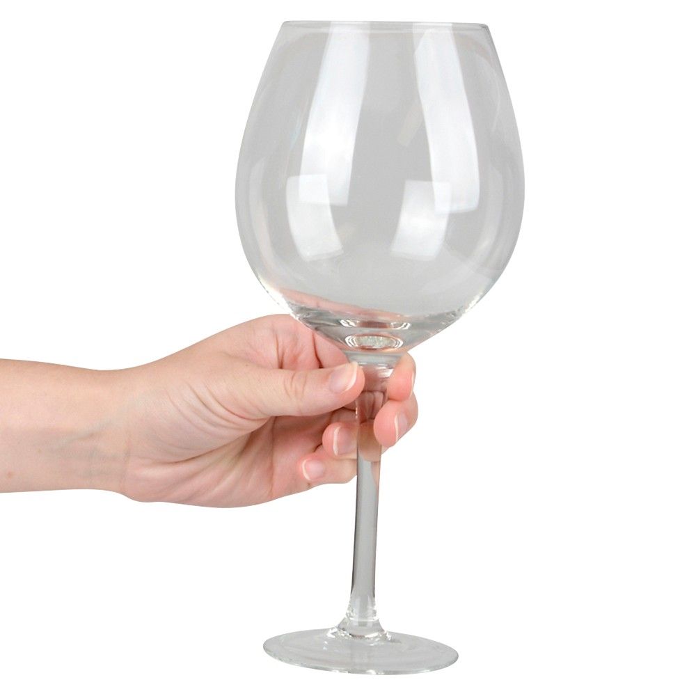 6 pieces of Giant Wine Glass 10"