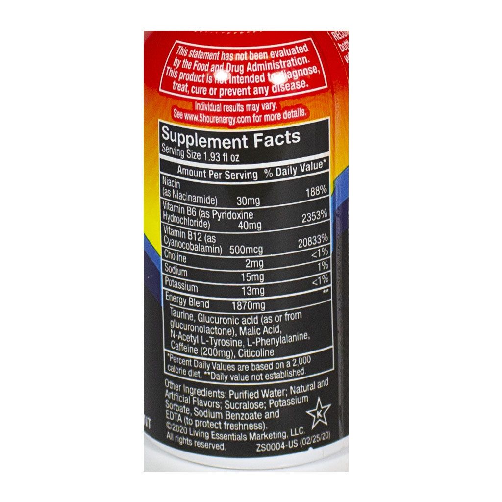 24 pieces of 5-Hour Pomegranate Energy Drink - 1.93 Oz.