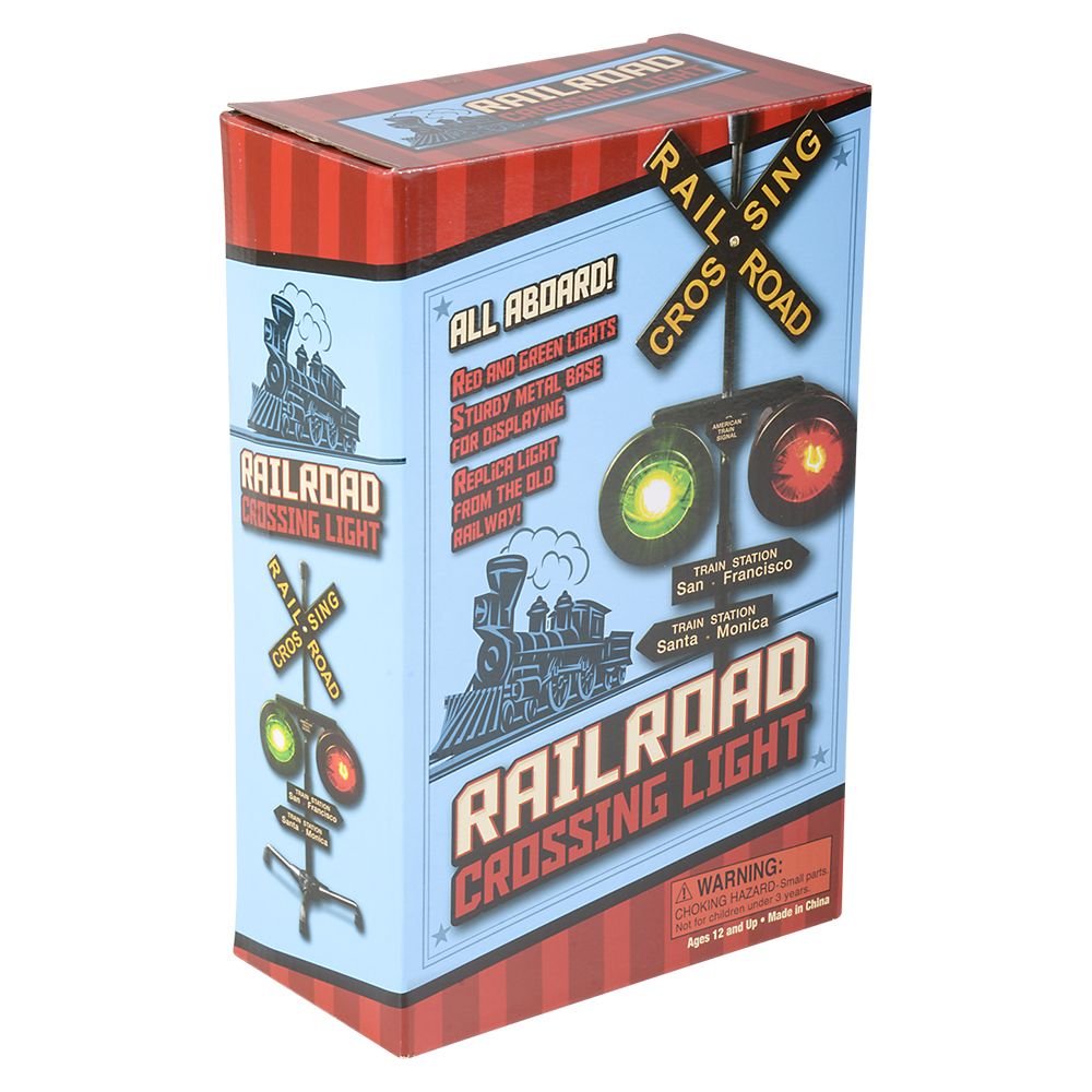 24 pieces of 9" Railroad Crossing Light