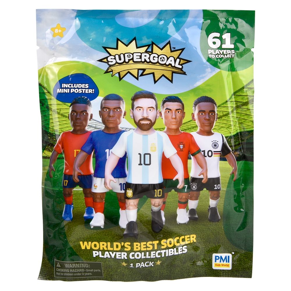 96 pieces Super Goal Soccer Action Figure Blind Bag 24ct - Store