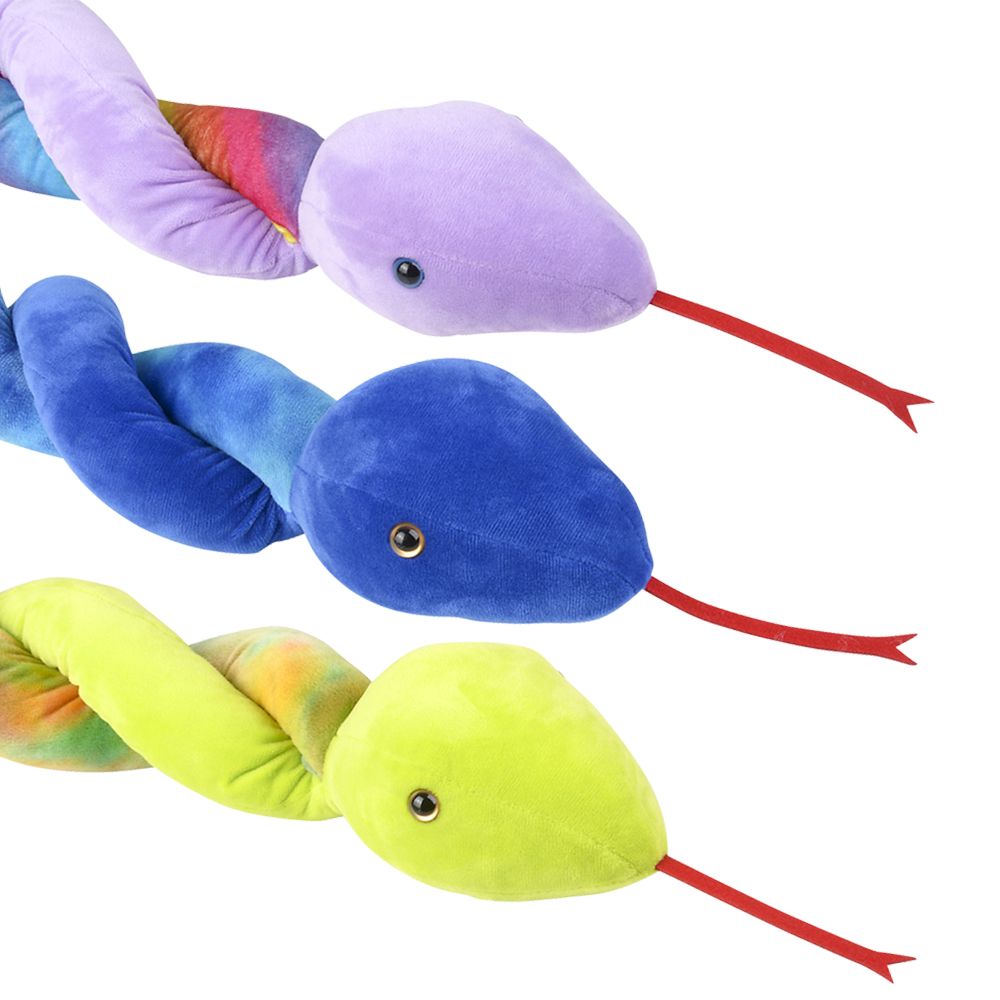 24 pieces 67" Twisty Snake Assortment - Plush Toys