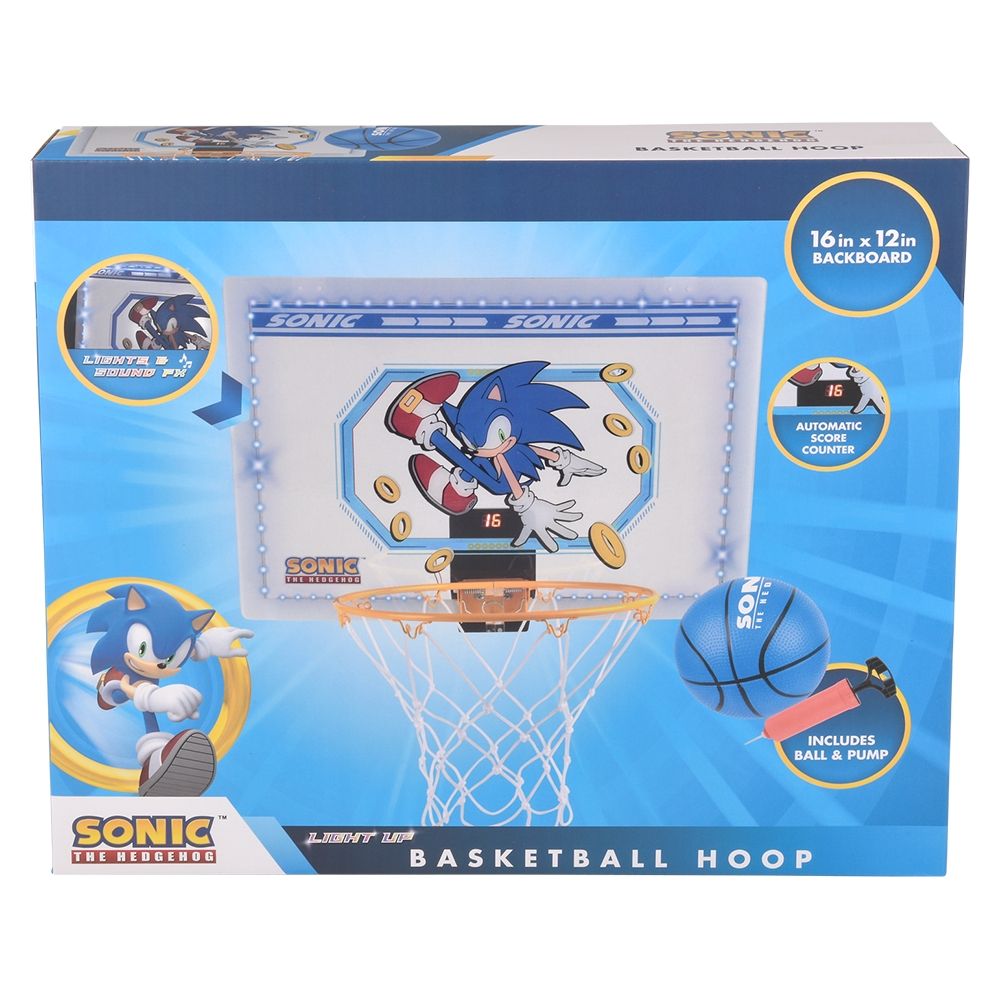 6 of Sonic 16-inchx11-inch Led Over The Door Basketball Hoop