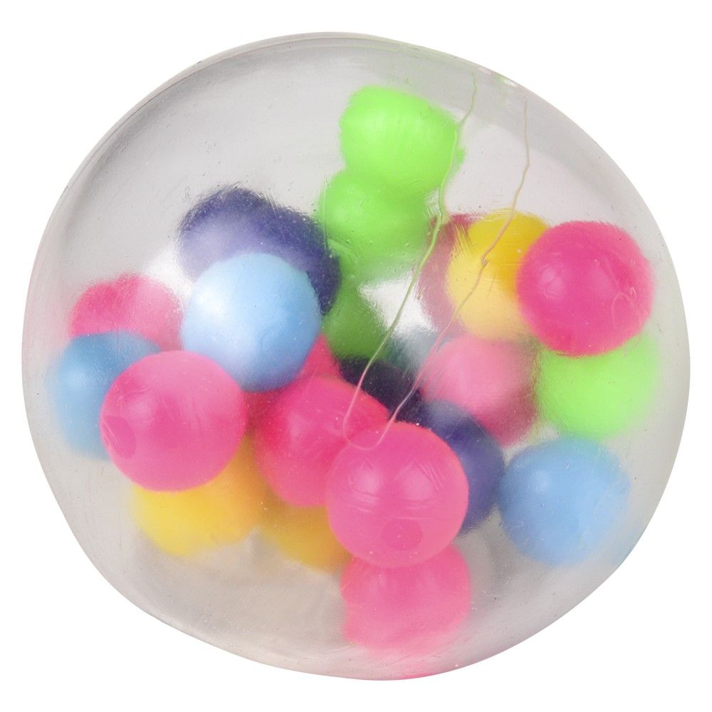 144 pieces 2.75" Squeezy Molecule Ball - Slime & Squishees