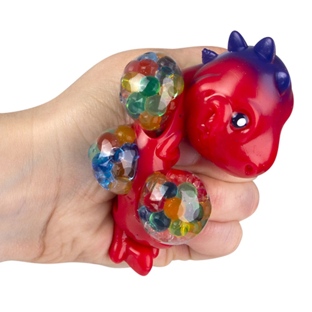 144 pieces 3.5" Squeezy Bead Dinosaur Ball - Slime & Squishees
