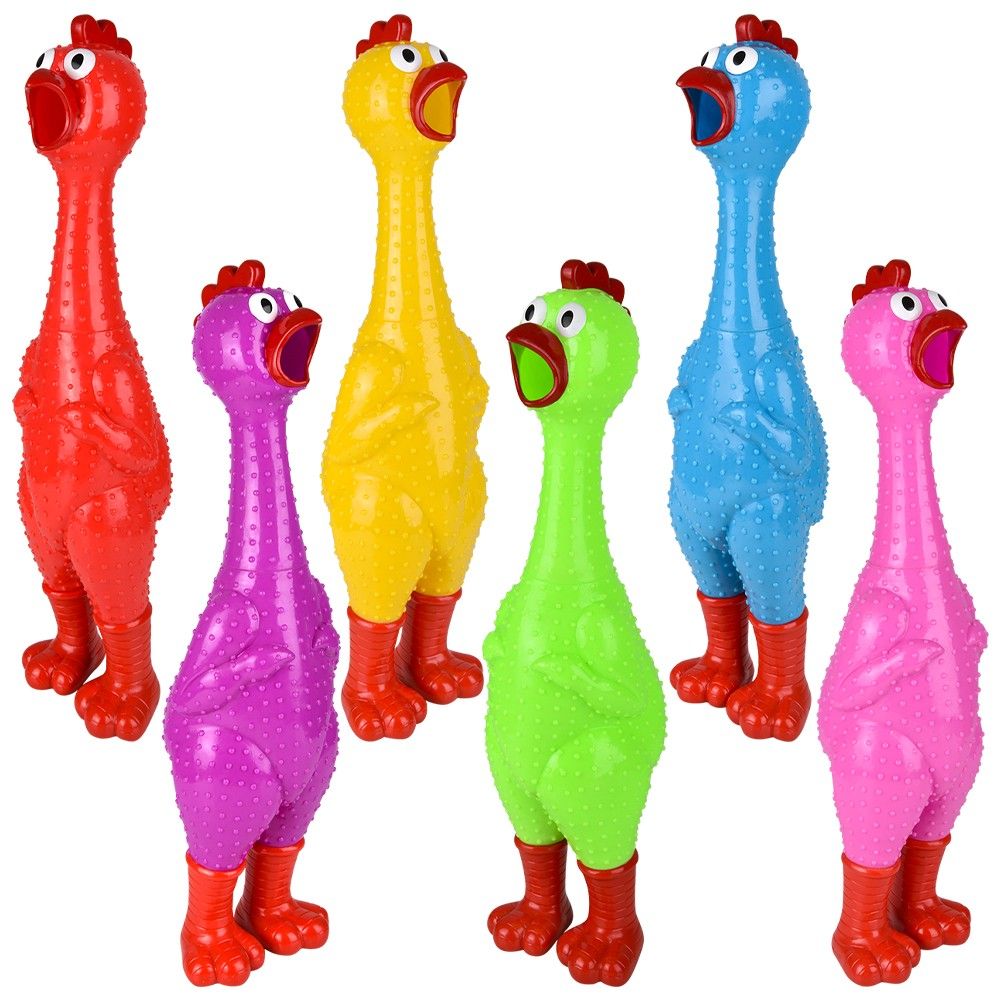 6 pieces 24 inch Giant Rubber Chicken 6ct - Store