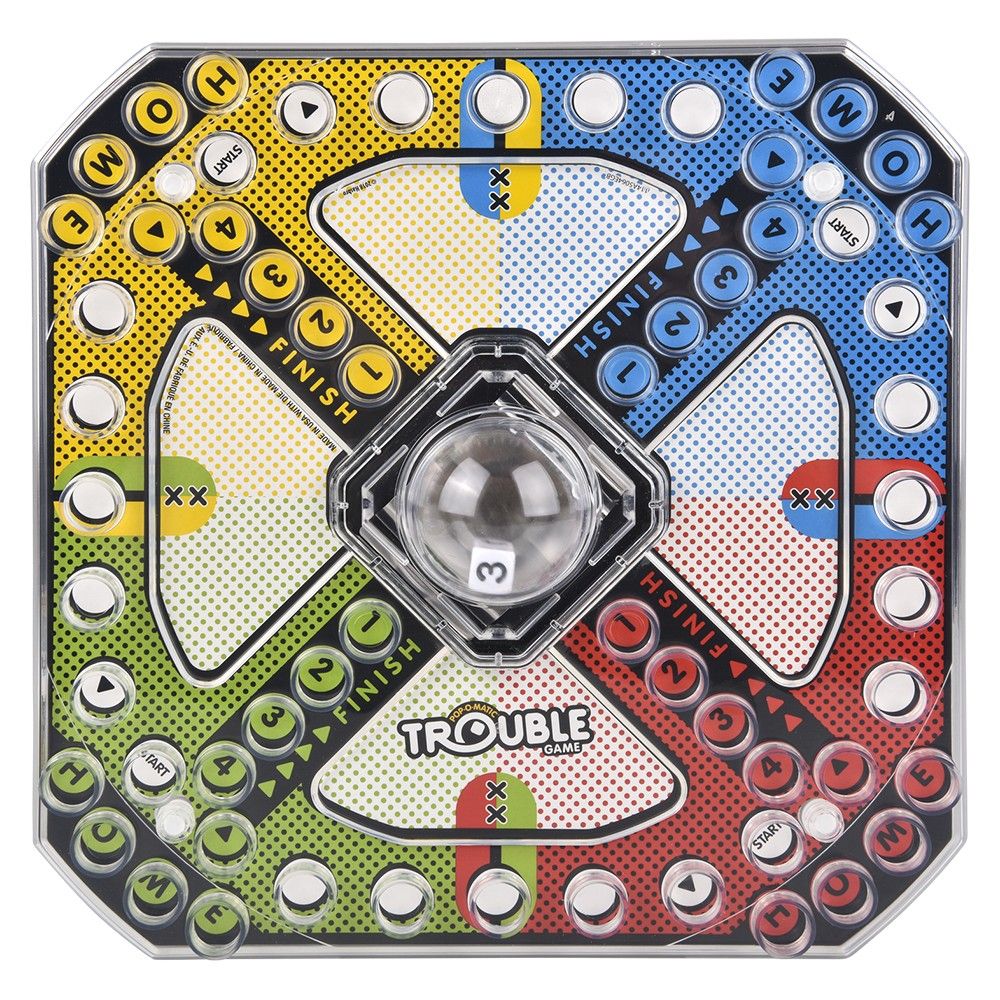 4 pieces Hasbro Trouble Game - Card Games