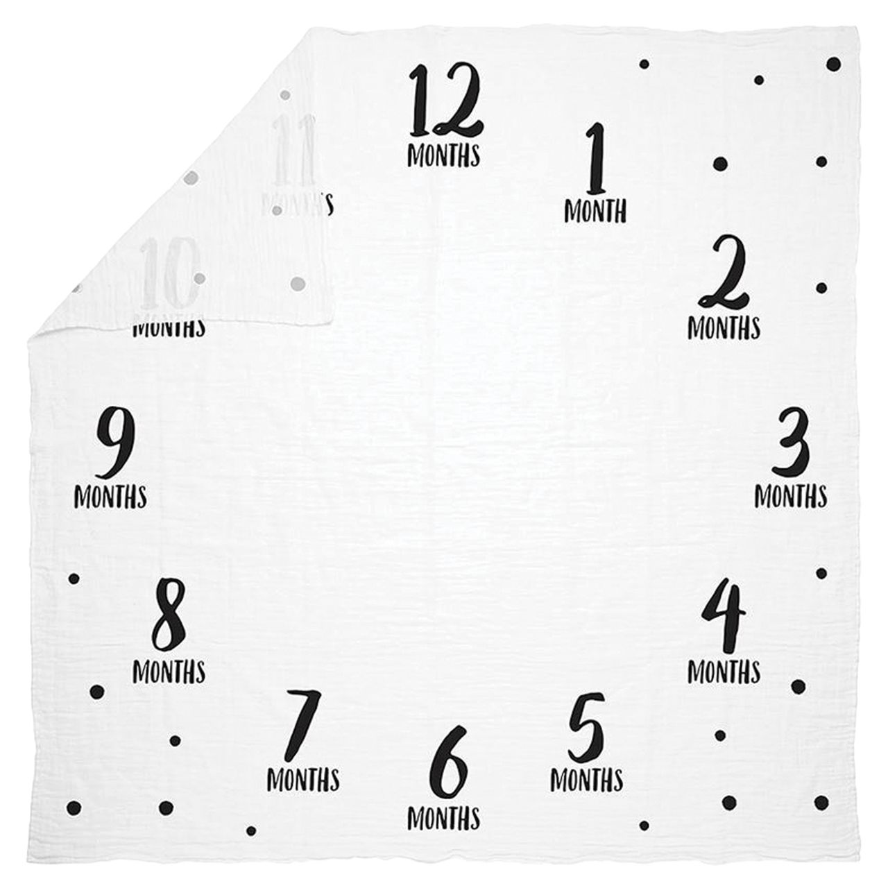 12 pieces Watch Me Grow Baby Blanket - Baby Accessories
