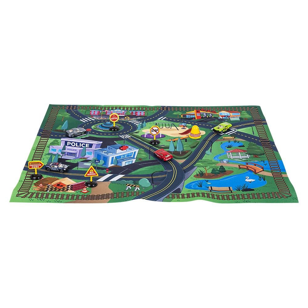12 pieces DiE-Cast Car Play Set - Car, Planes, Trains & Bikes