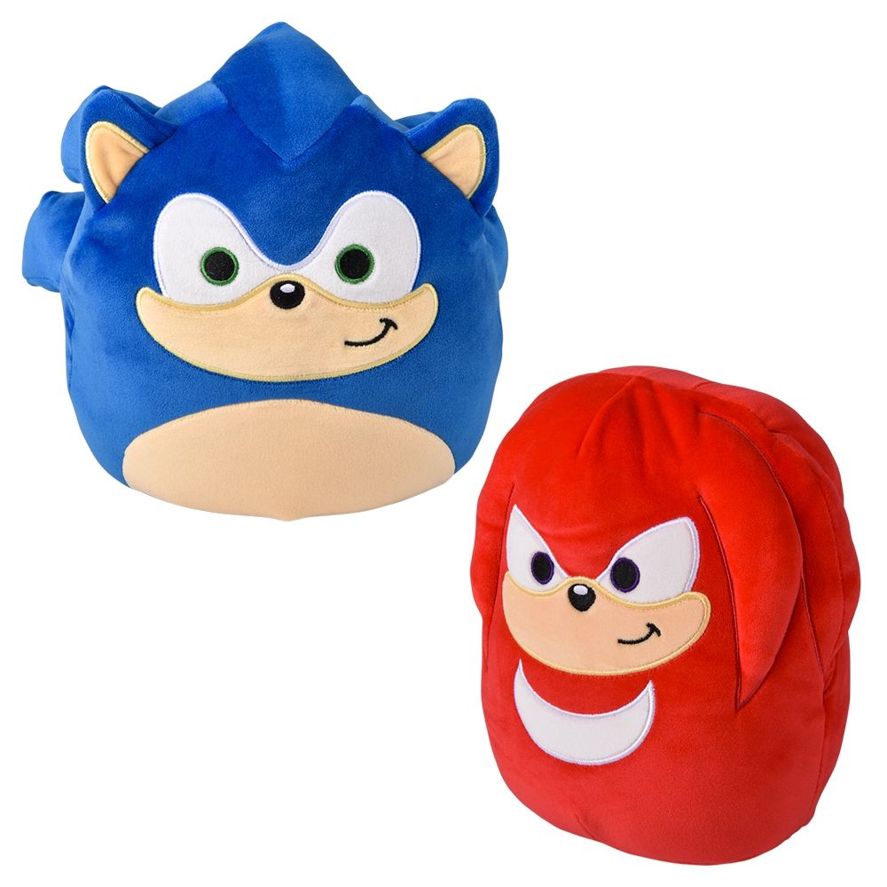 12 of 8'' Squishmallows Sonic And Knuckles Asst