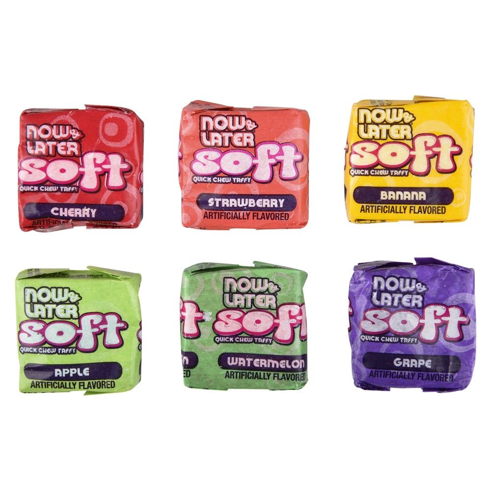 720 pieces of Now And Later Giant Chewy Original Taffy 120pc